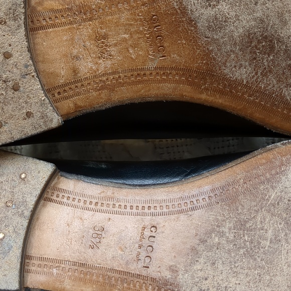 Gucci Brixton Black Convertible Horsebit Loafer Mule Leather 38.5 EU - Picture 10 of 17